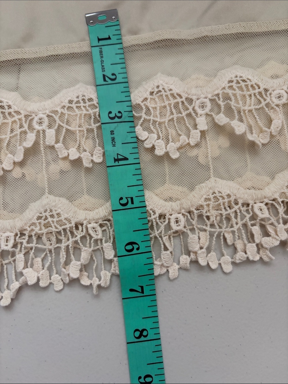 VENUS Nude Lace Extender Slip Dress Boho Layering Cami Size M - Picture 7 of 8